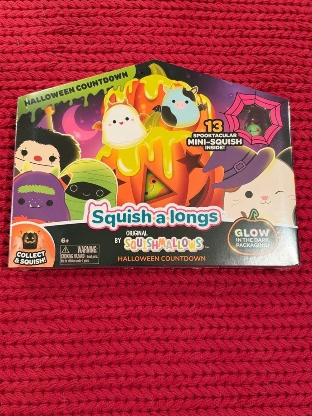 Squishmallows Squish-a-longs Halloween Countdown Calendar Set